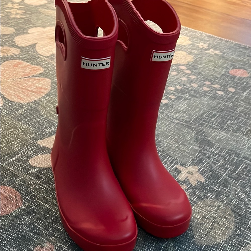 Hunter Red Rain Boots